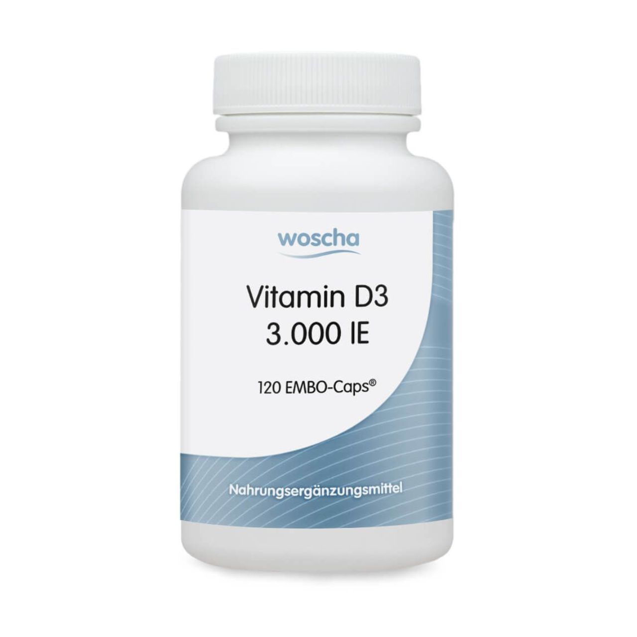 Woscha Vitamin D3 3.000 IE von podo medi beinhaltet 120 Kapseln