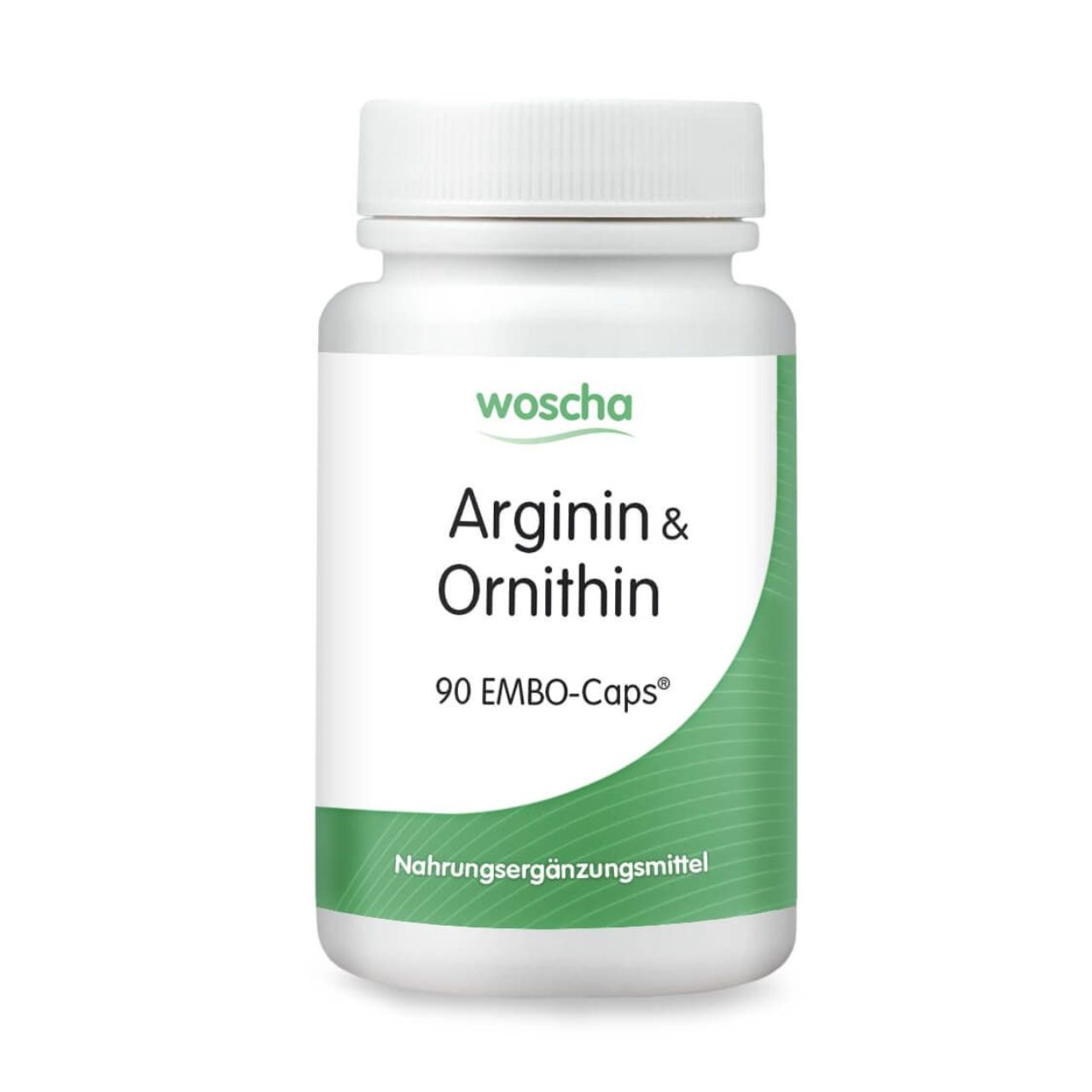 Woscha Arginin & Ornithin podo medi 90 EMBO-Caps Woscha Arginin & Ornithin von podo medi beinhaltet 90 EMBO-Caps