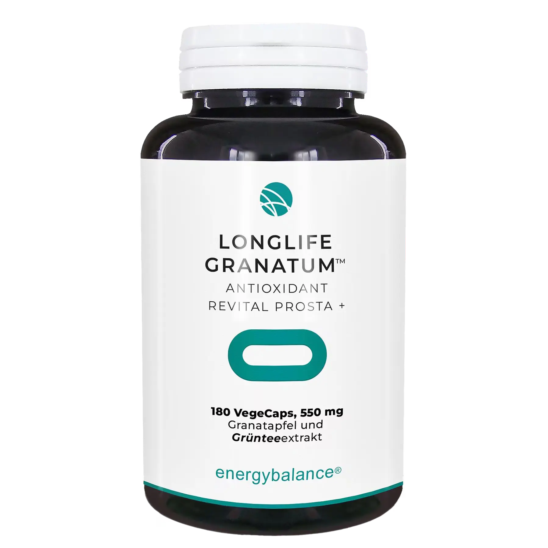 EnergyBalance Longlife Granatum® mit Granatapfel und grünem Tee, 550 mg, 180 VegeCaps  Krebs EAN: 7640108201805