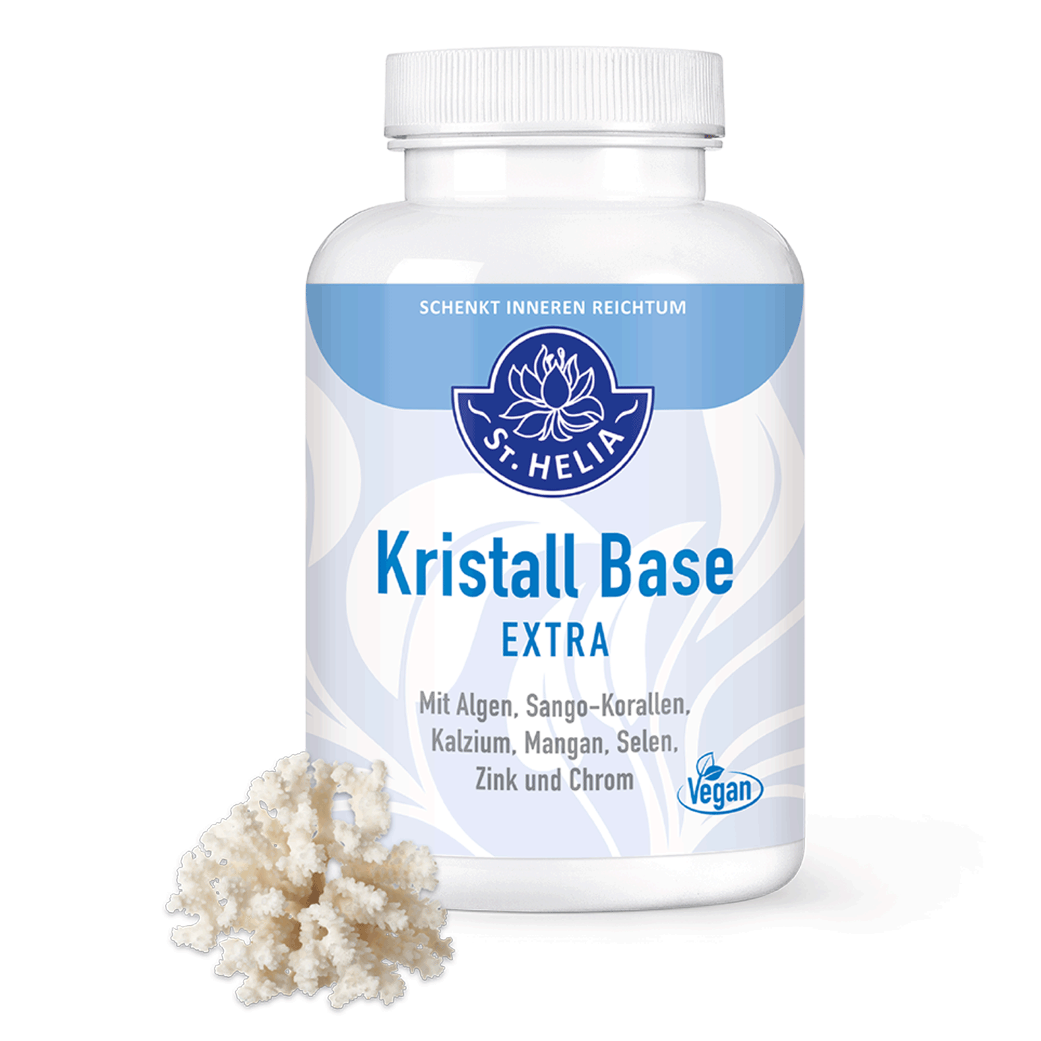 Kristall Base Extra St. Helia 210 Kapseln Kristall Base EXTRA von St. Helia beinhaltet 210 Kapseln