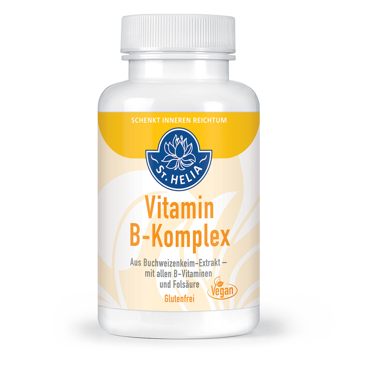 Vitamin B-Komplex aus Buchweizen von St. Helia beinhaltet 90 Kapseln