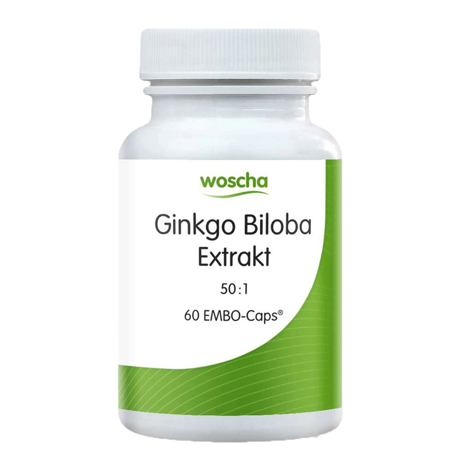 WoschaGinkgo Biloba Extrakt podo medi 60 Kapseln WoschaGinkgo Biloba Extrakt von podo medi beinhaltet 60 Kapseln