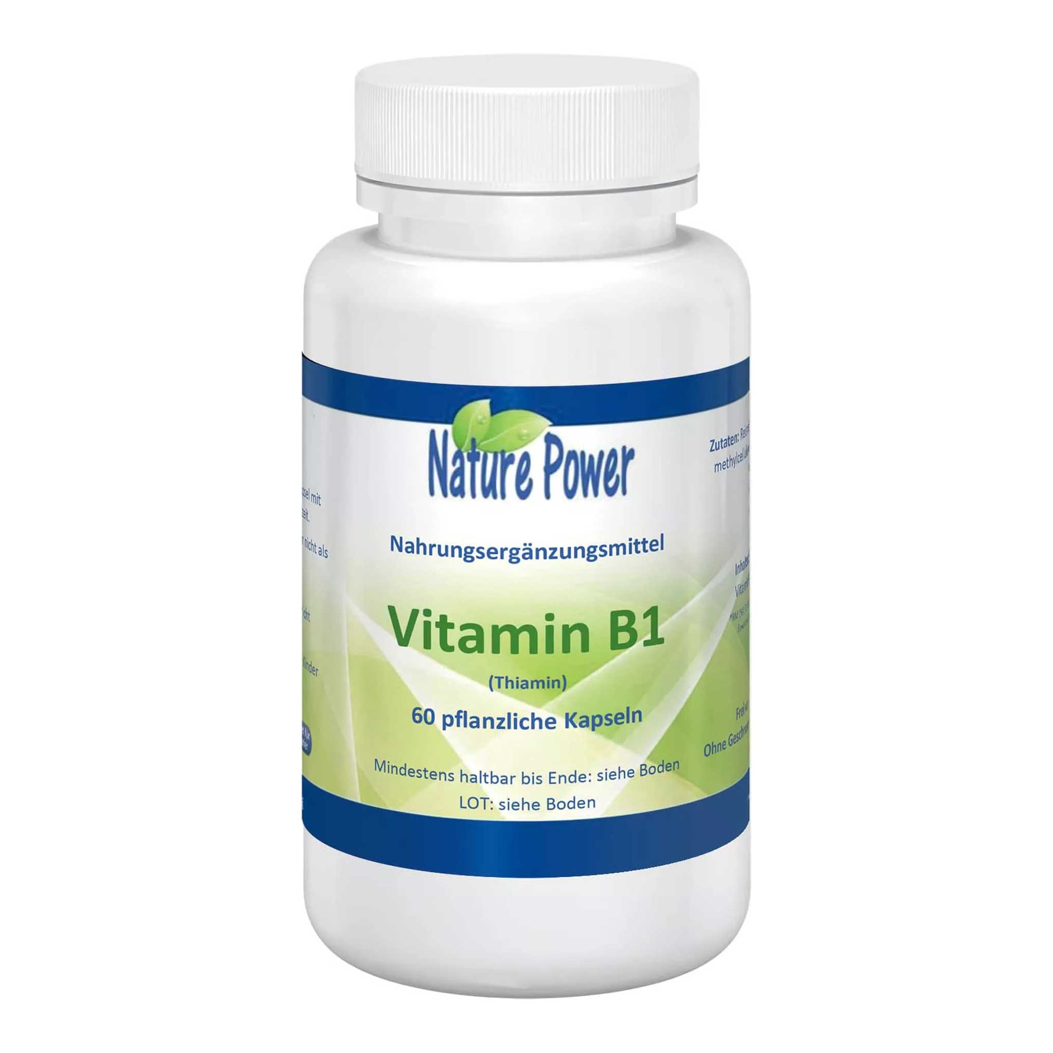 Vitamine B1 (thiamine), 60 capsules speciale aanbieding houdbaar tot 31.05.2024