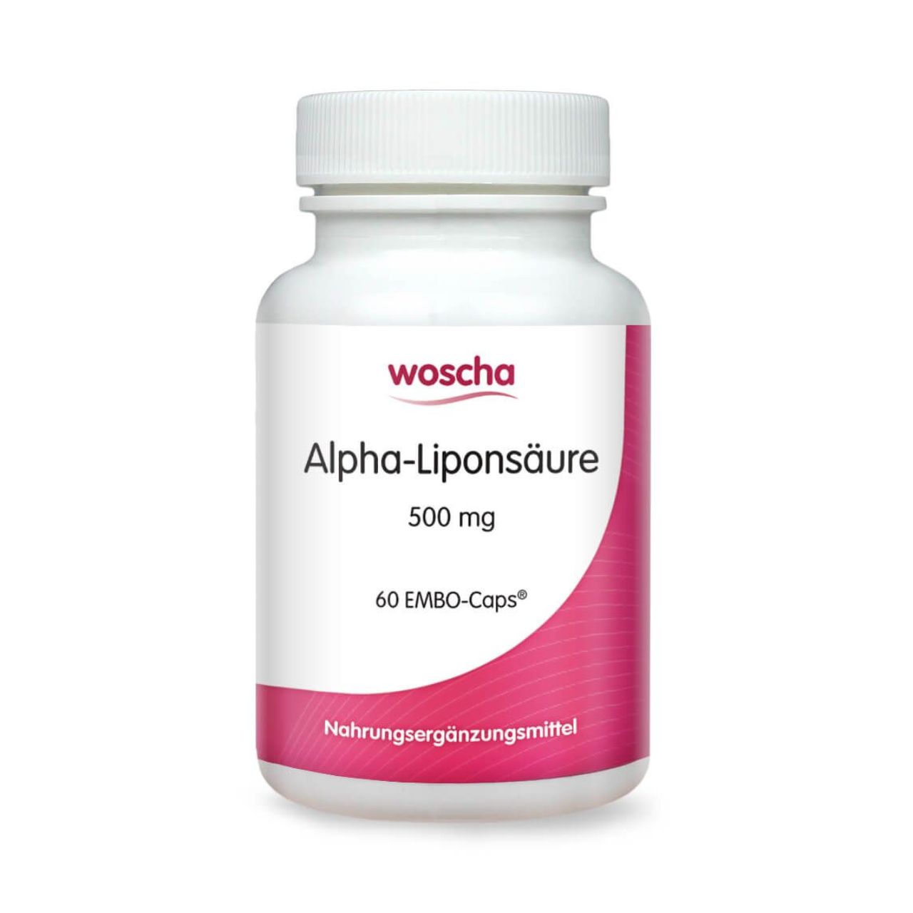 Woscha Alpha-Liponsäure von podo medi beinhaltet 60 Kapseln