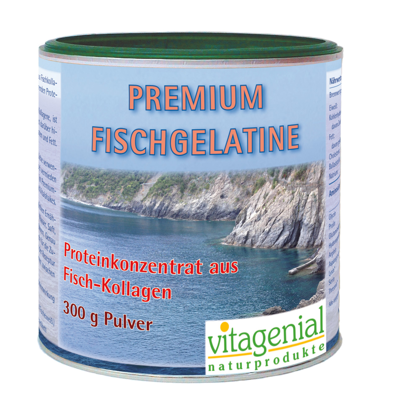 Vitagenial Premium Fischgelatine in 300 Gramm Version