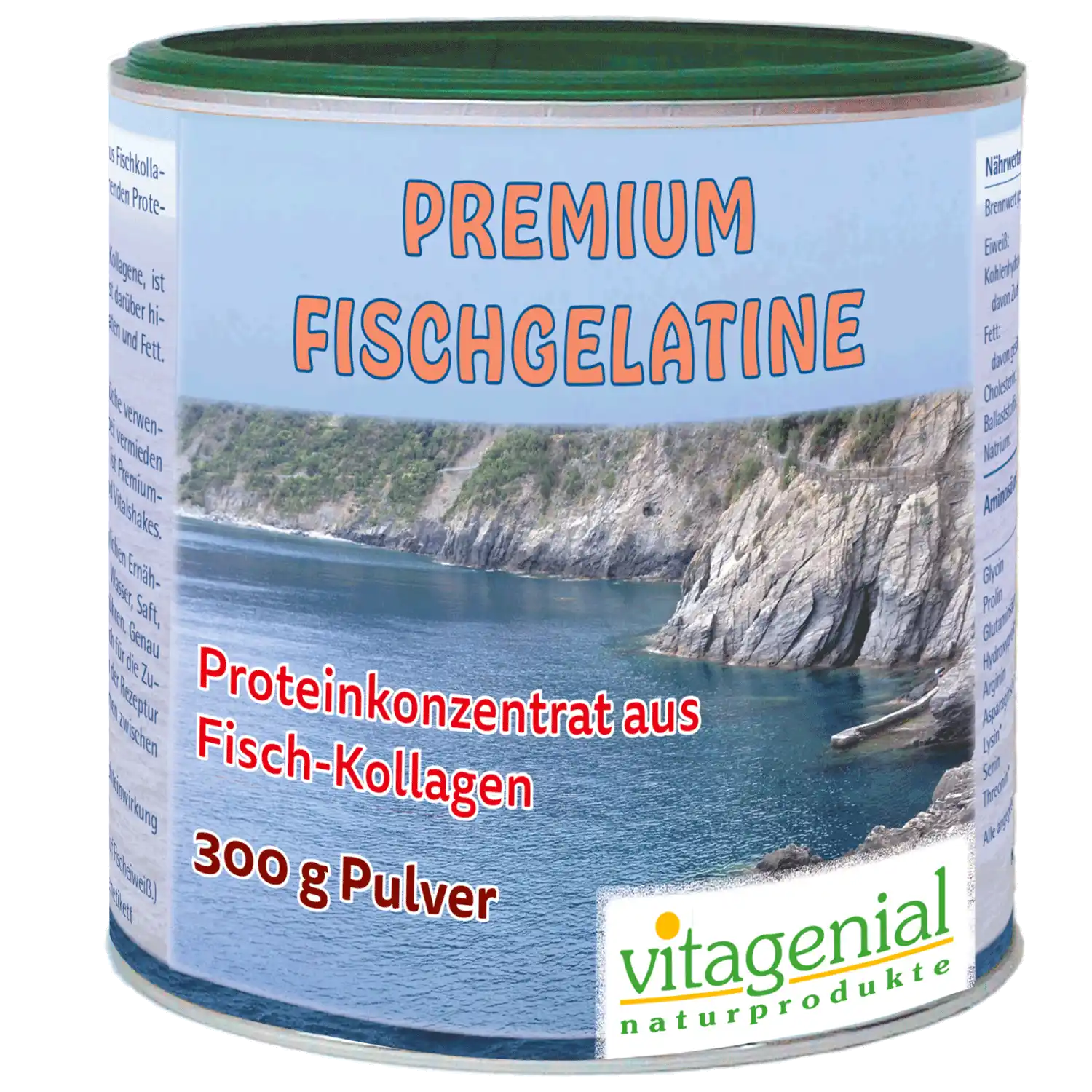Vitagenial Premium Fischgelatine in 300 Gramm Version