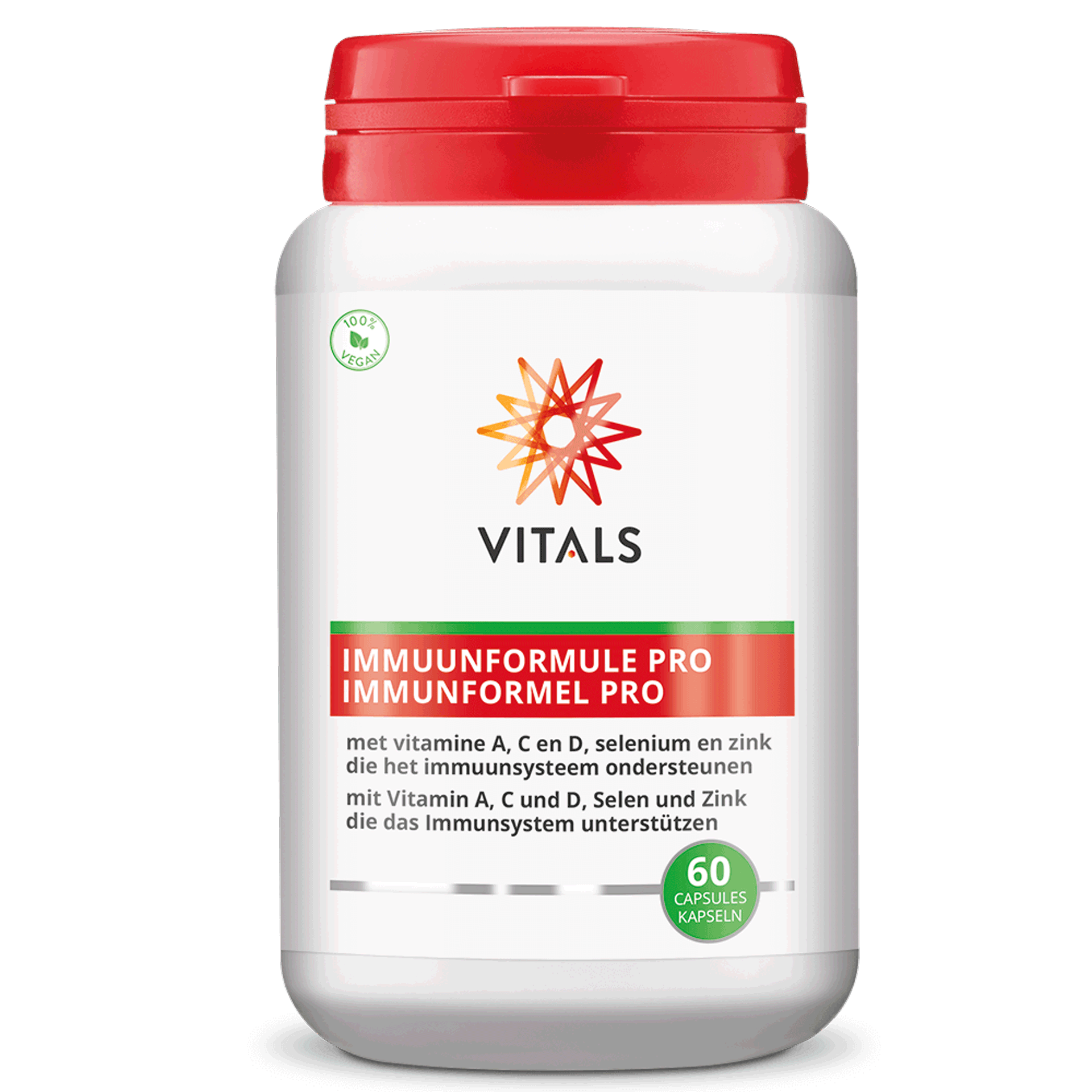 Vitals Immunformel Pro, 60 Kapseln  EAN: 8716717004195