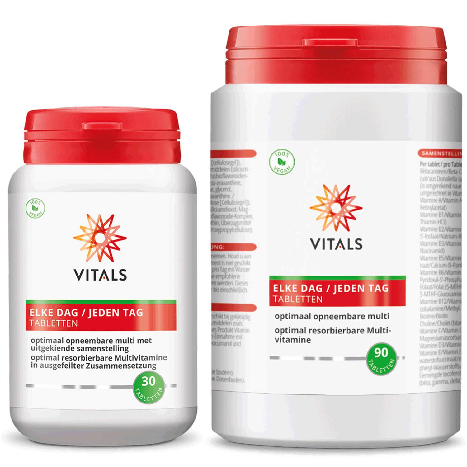 Multivitamins every day, 30 or 90 tablets
