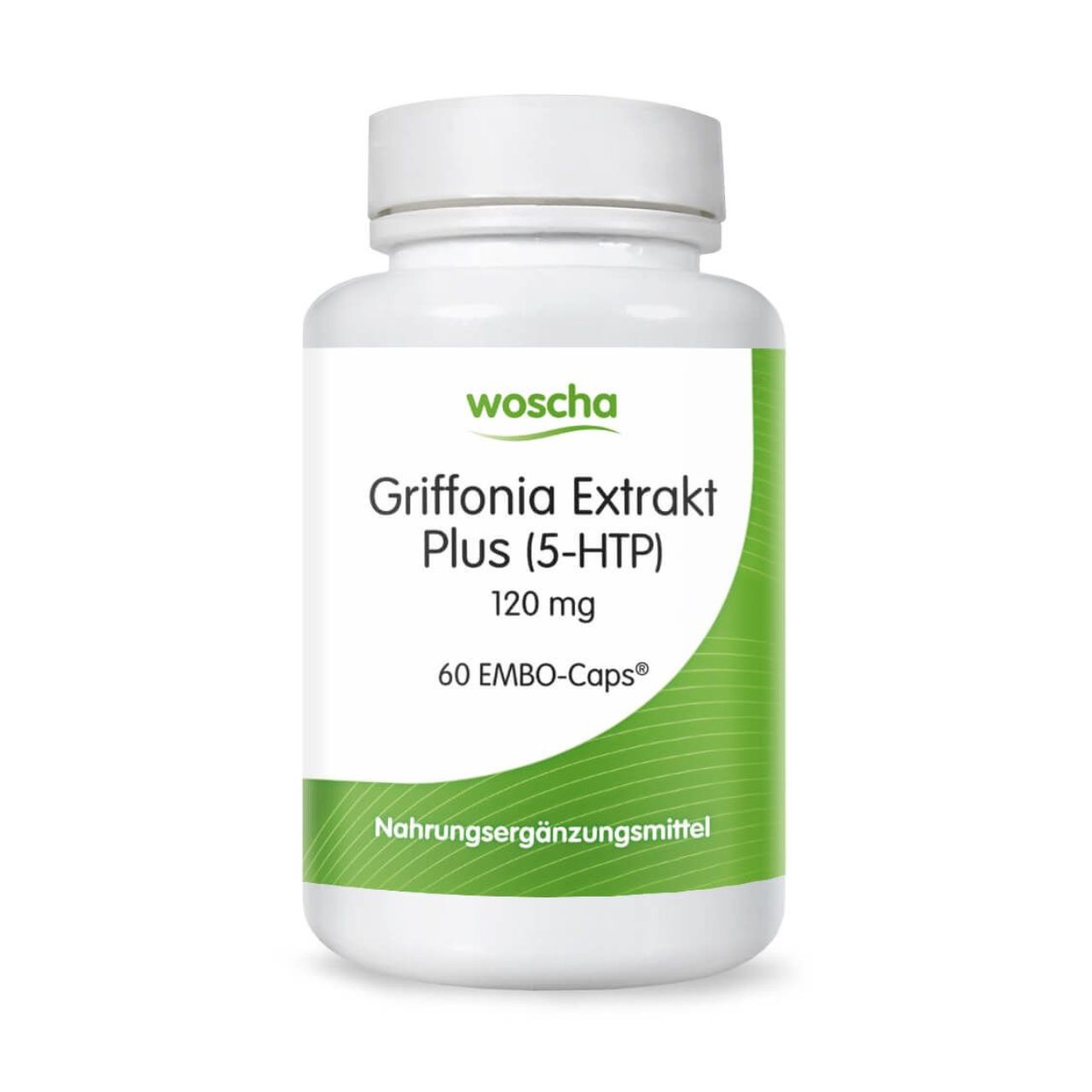 Woscha Griffonia Extrakt Plus von podo medi beinhaltet 60 EMBO-CAPS