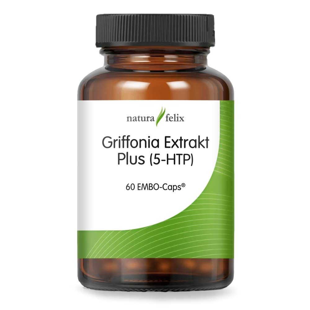 Natura Felix Griffonia Extrakt Plus (5-HTP), 60 EMBO-CAPS Schlaf EAN: 8717729190265