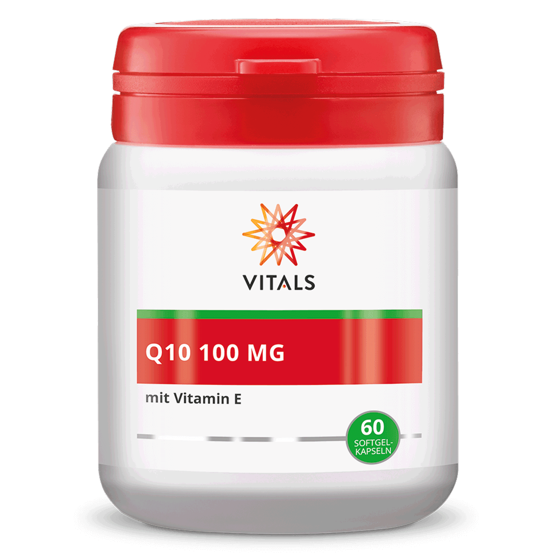Vitals Q10 100 mg, 60 Softgel-Kapseln burnout EAN: 8716717001170