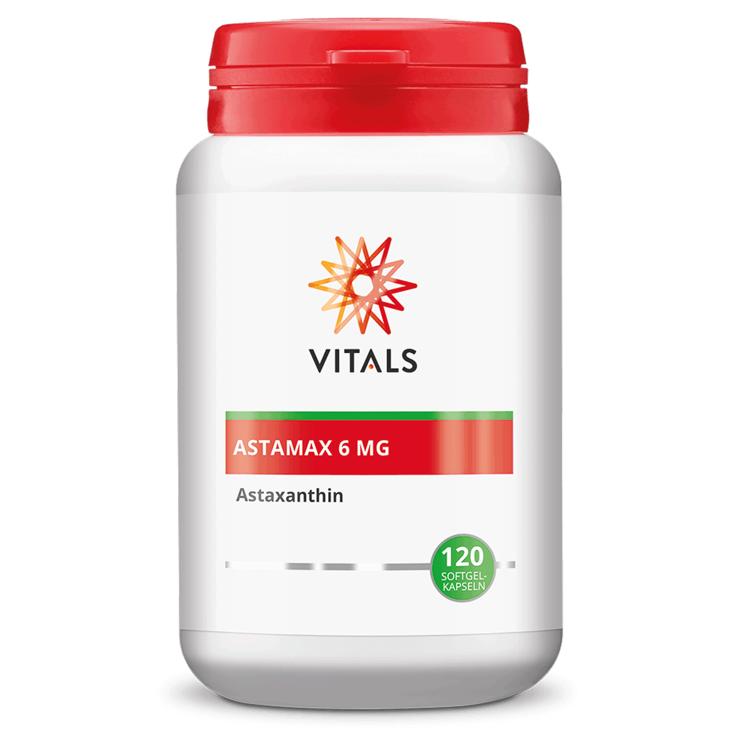 Vitals Astamax 6 mg, 120 Softgel-Kapseln Zellschutz EAN: 8716717002733