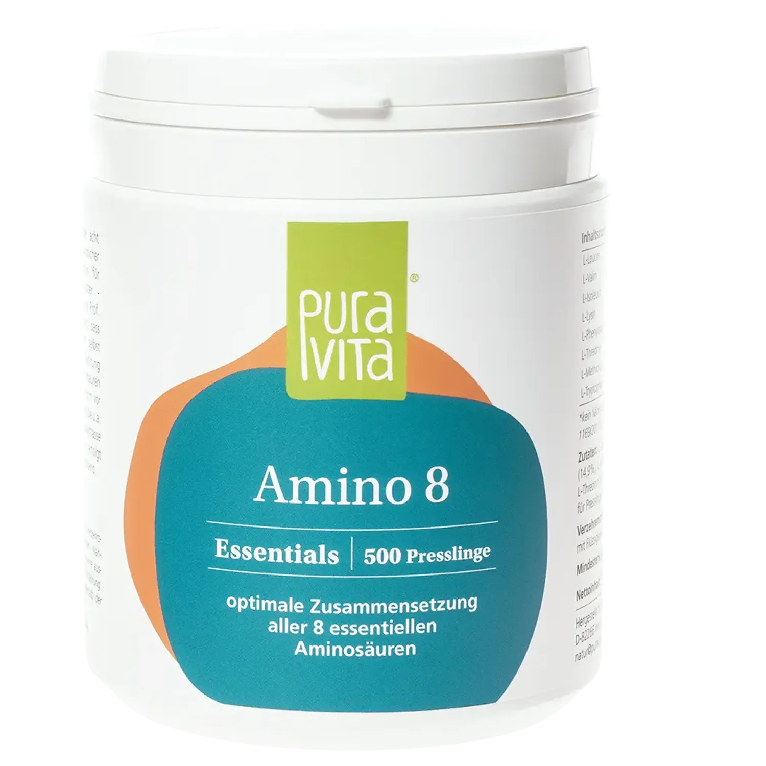 PuraVita Amino 8 Essentials, 500 Presslinge Muskelerhalt EAN: