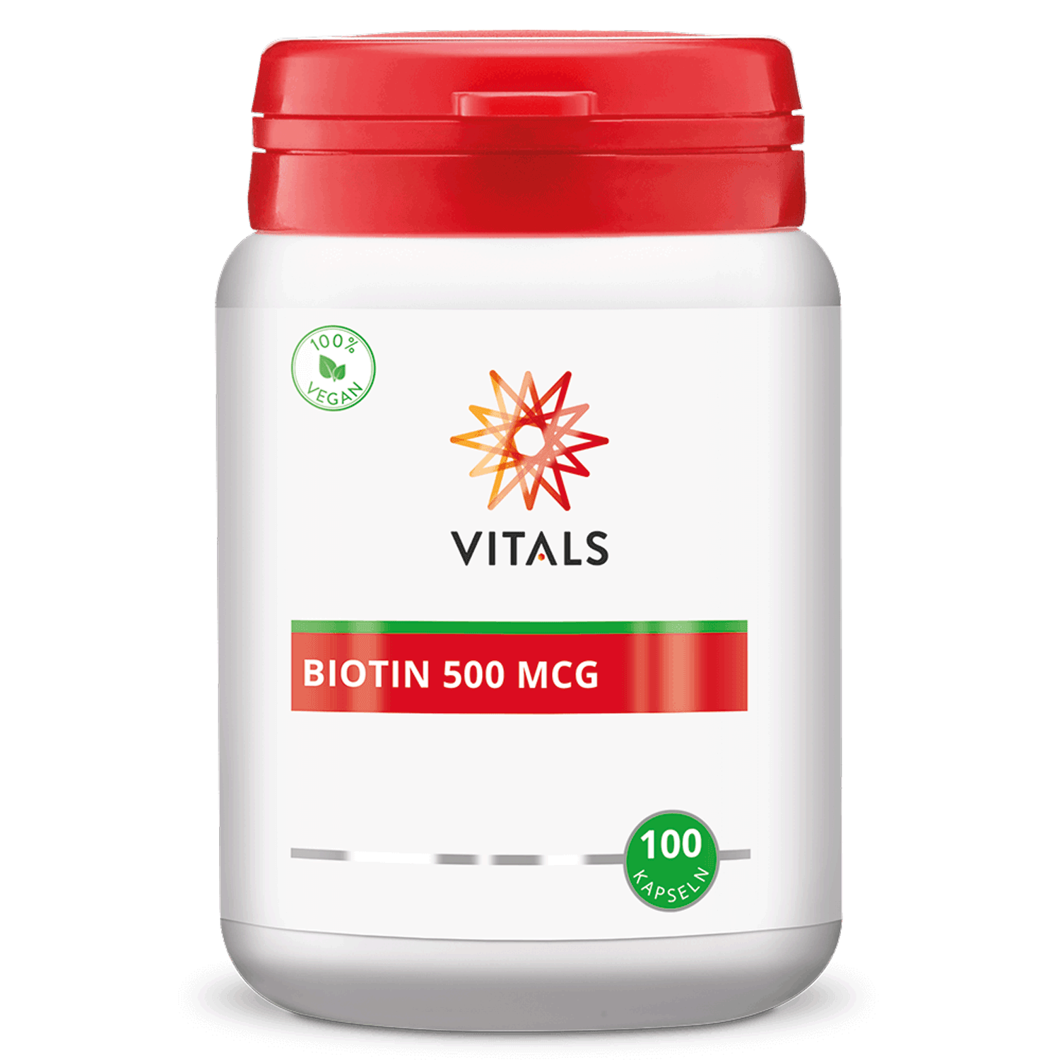 Vitals Biotin 500 mcg, 100 Kapseln Energiestoffwechsel EAN: 8716717000821