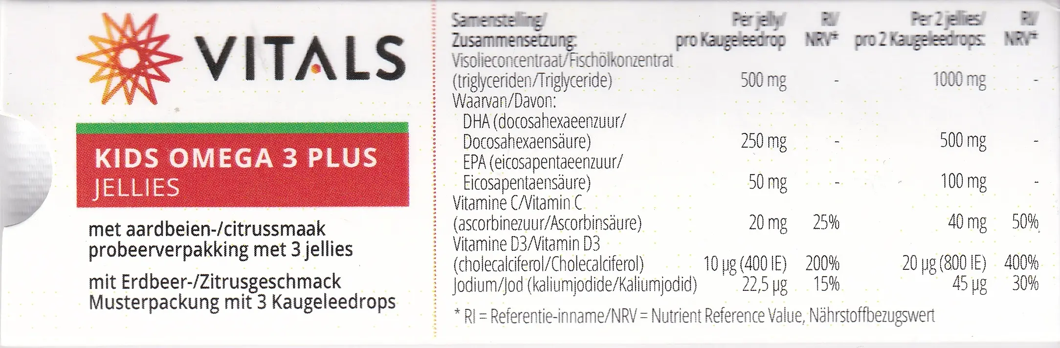 Kids Omega 3 Plus Jellies Probe 3 Kaugeleedrops