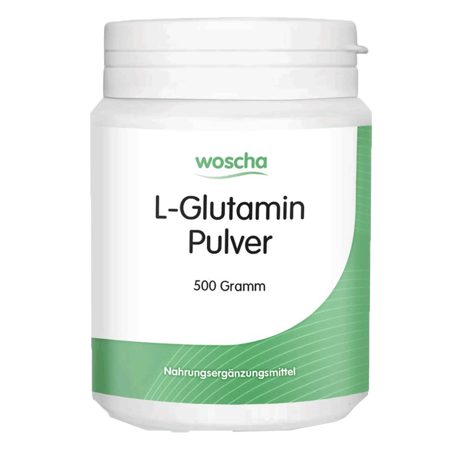 Woscha L-Glutamin podo medi 500 g Pulver Woscha L-Glutamin von podo medi beinhaltet 500 Gramm Pulver