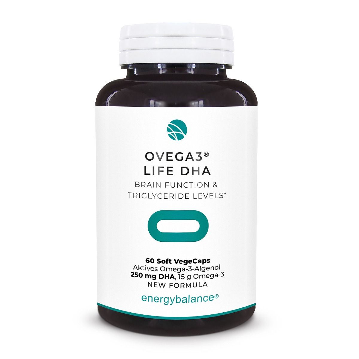 Ovega3 life DHA algenolie, 60 capsules
