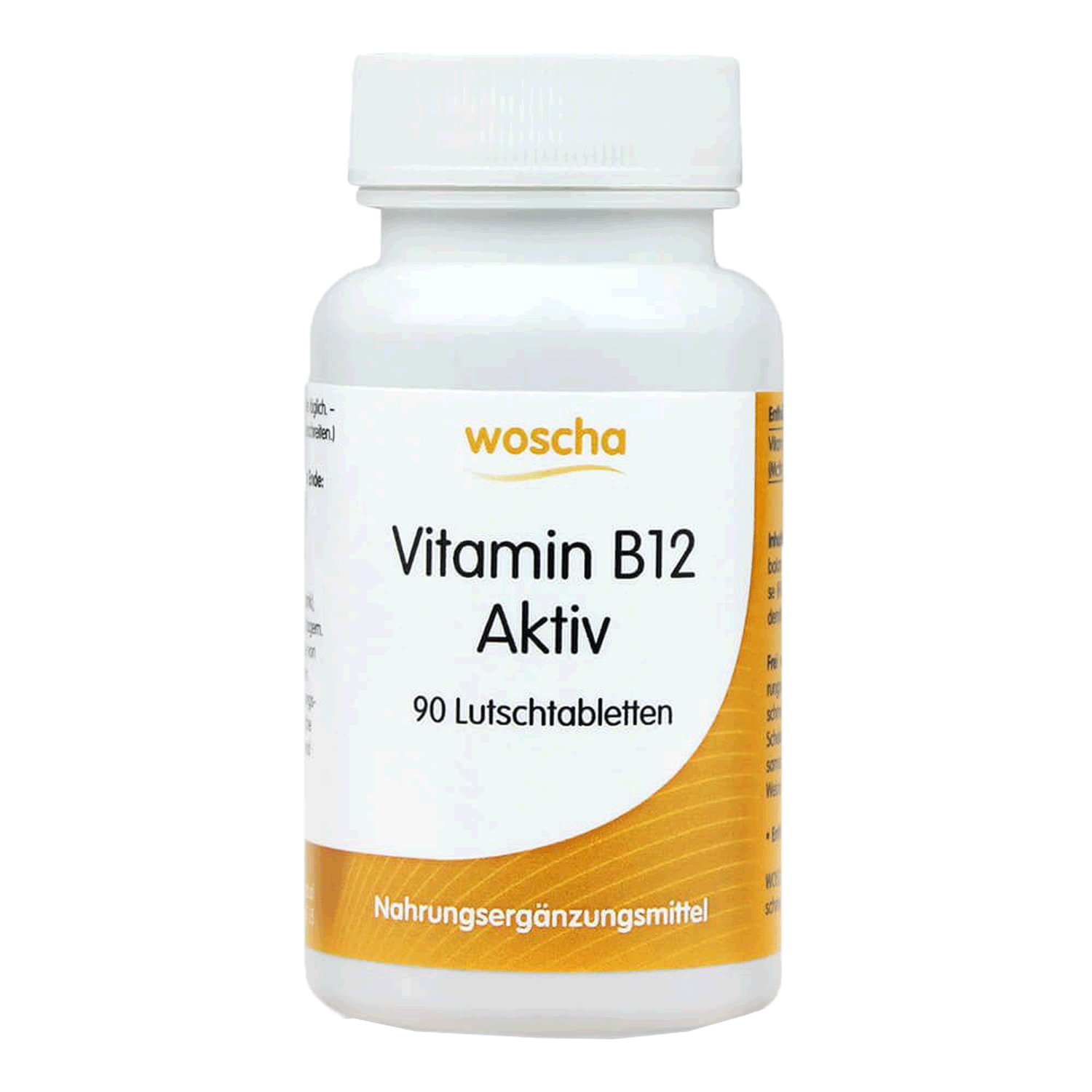 Woscha Vitamin B12 Aktiv podo medi 90 Lutschtabletten Woscha Vitamin B12 Aktiv von podo medi beinhaltet 90 Lutschtabletten