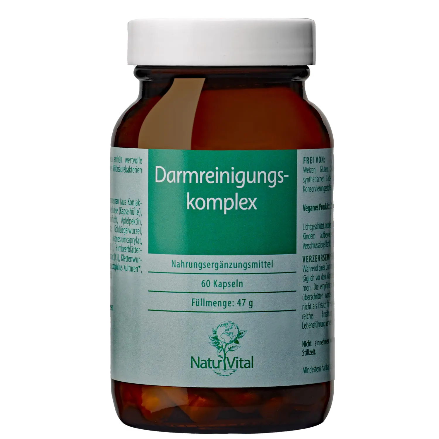 Natur Vital Darmreinigungskomplex, 60 Kapseln Darmreinigung EAN: 4262512990200