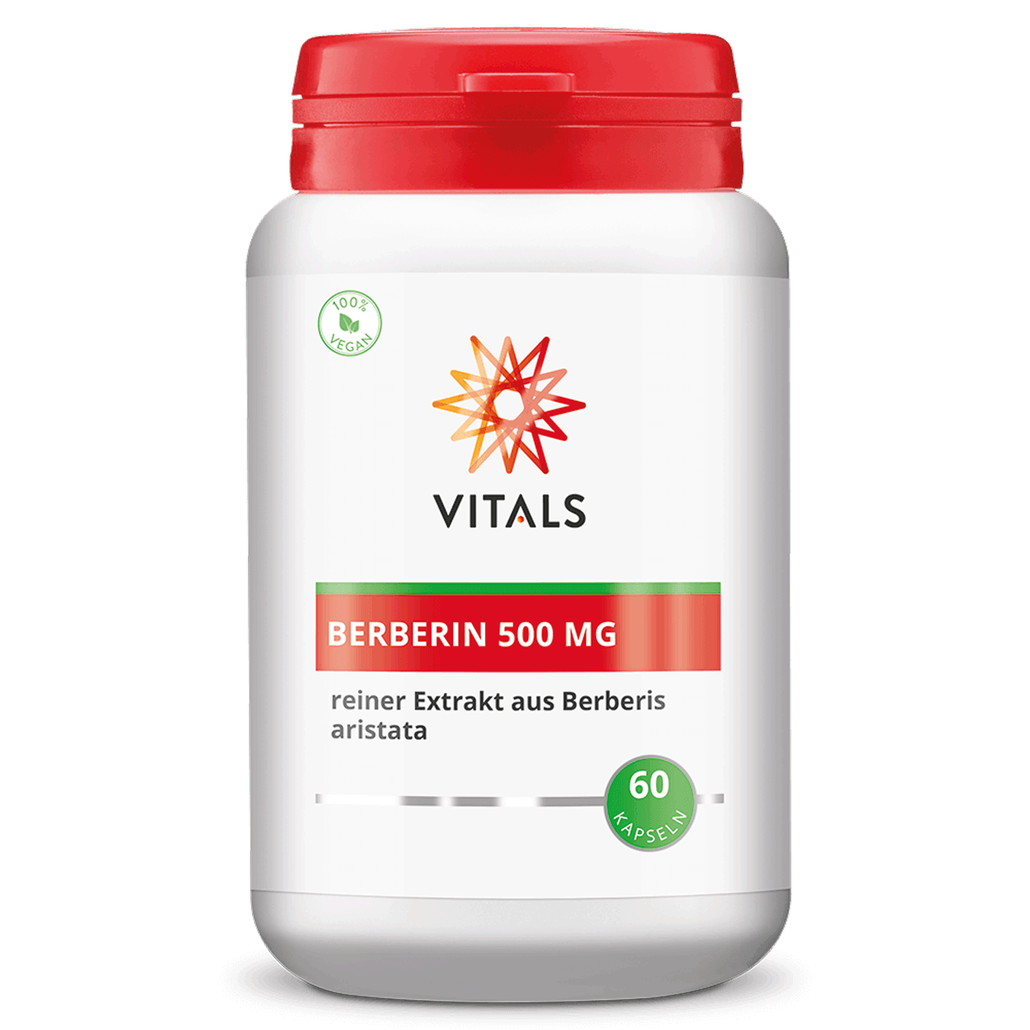 Vitals Berberin 500 mg, 60 Kapseln Blutzucker EAN: 8716717003839