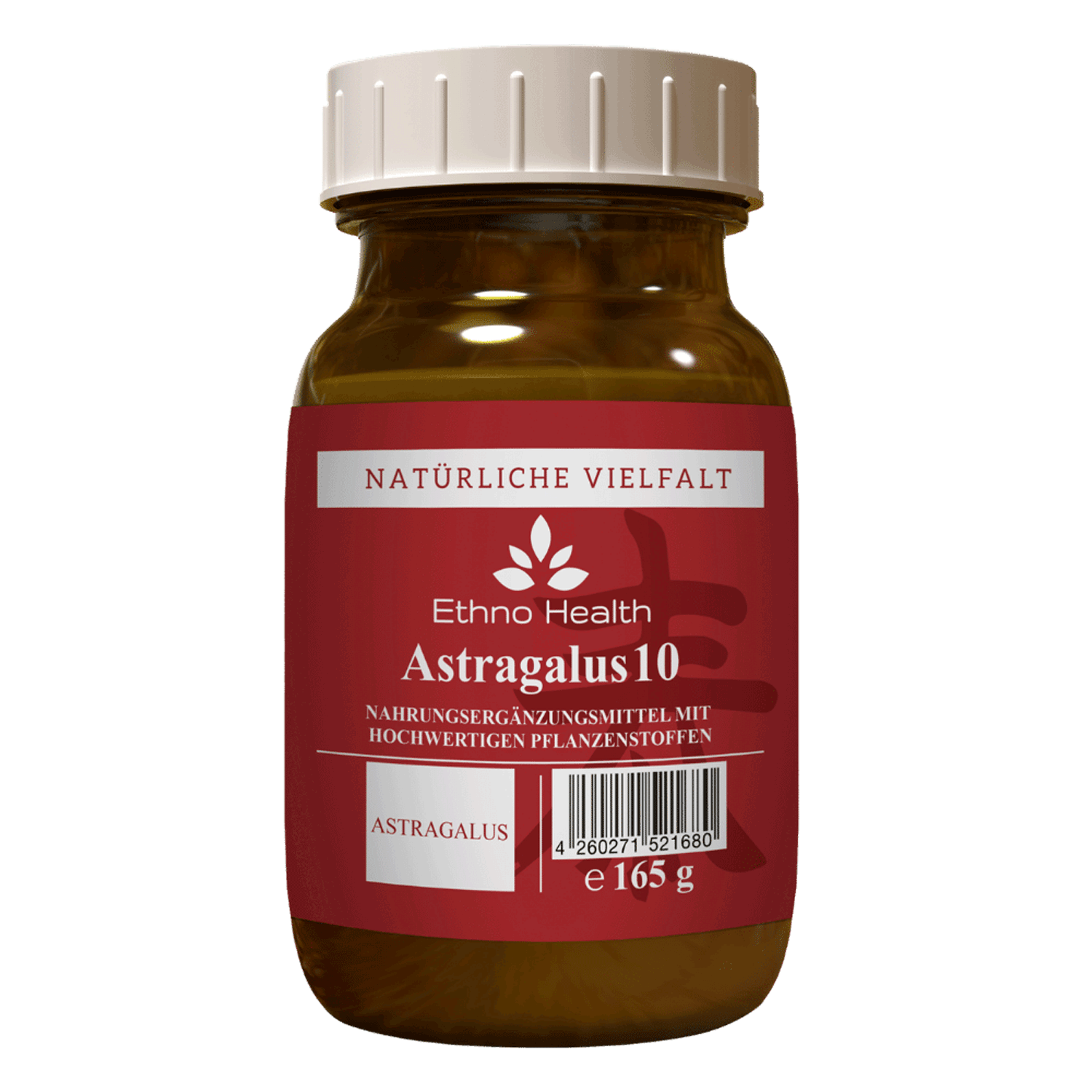 Astragalus 10 Pulver von Ethno Health beinhaltet 165 Gramm