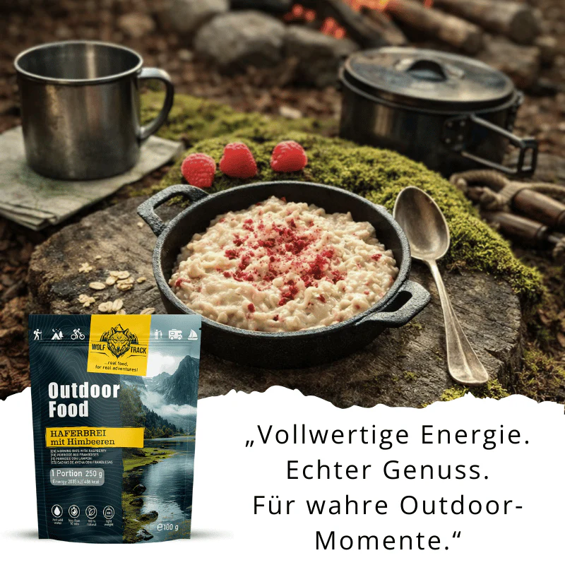 Wolftrack Haferbrei mit Himbeeren  EAN: 9120082323550