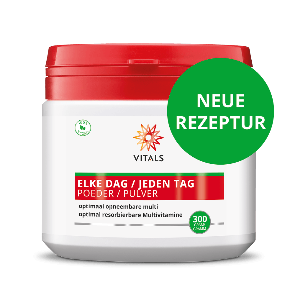 Vitals Jeden Tag Multivitamine, 300 g Pulver  EAN: 8716717004911