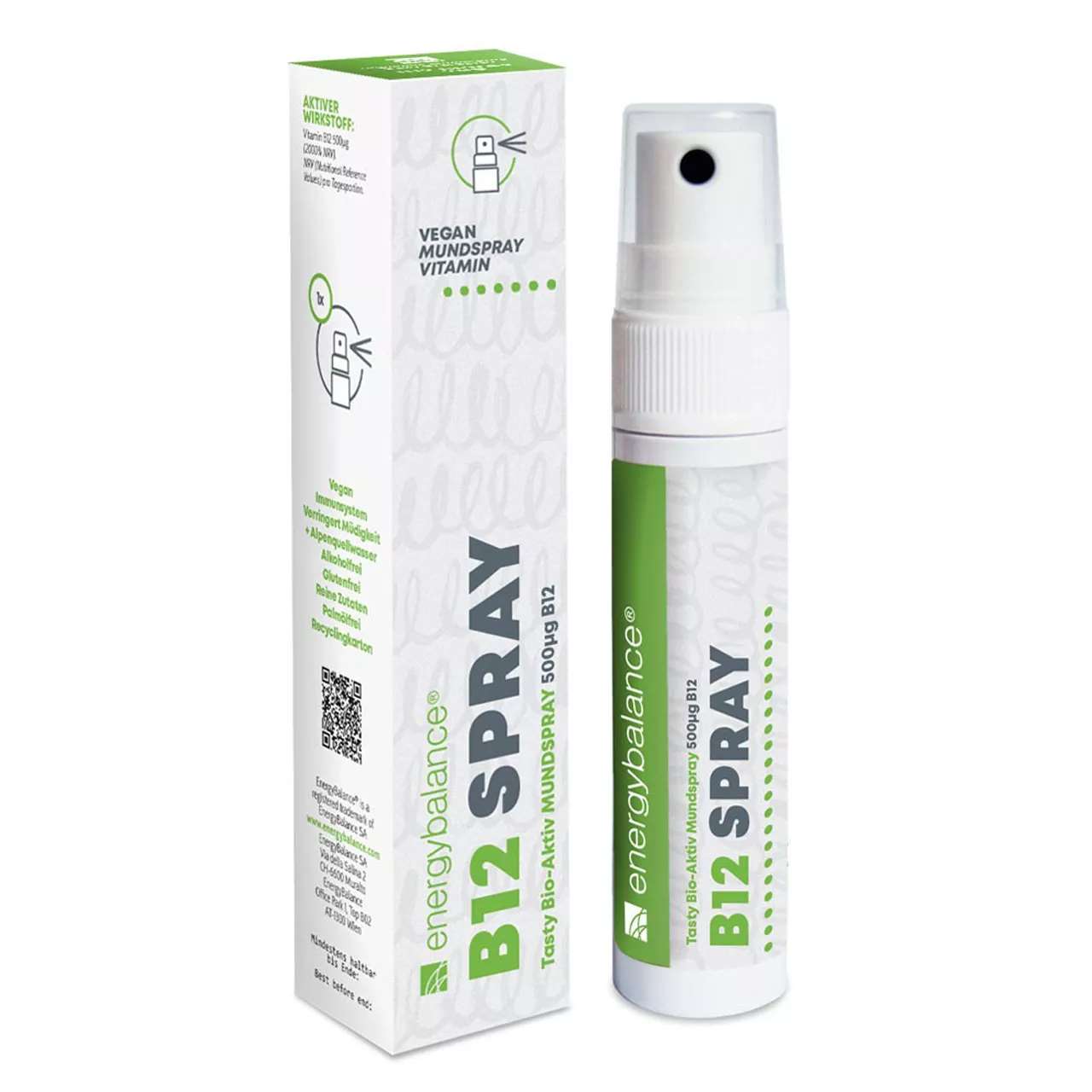 EnergyBalance Vitamin B12 Spray 500 µg, 25 ml  EAN: 7640108201676