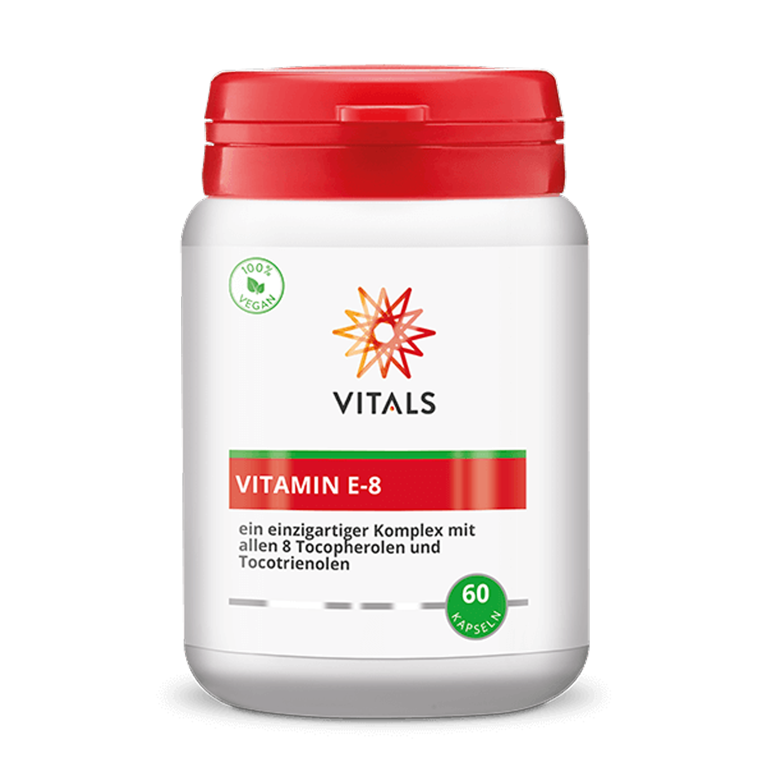Vitals Vitamin E-8, 60 Kapseln  EAN: 8716717003372