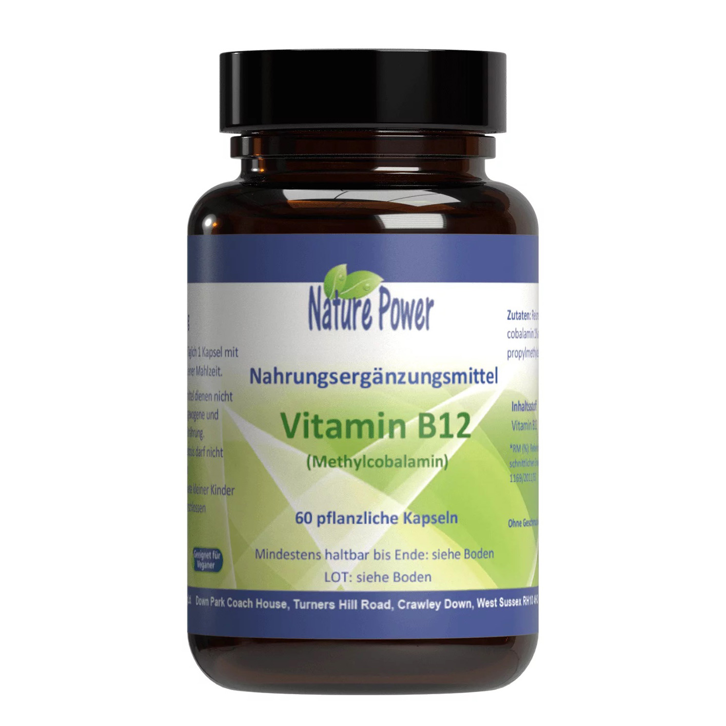 Vitamin B12 (Methylcobalamin), 60 Kapseln
