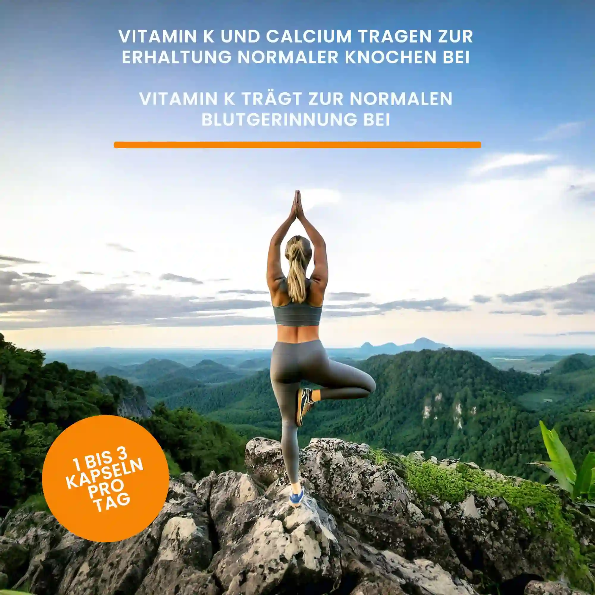 EnergyBalance Active K2 Vitamin MK-7, 90 VegeCaps Knochen EAN: 7640108200594