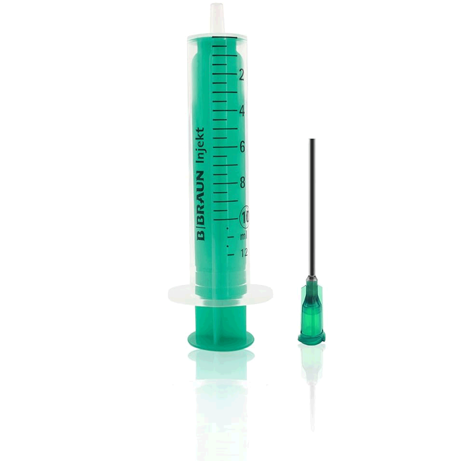 EnergyVital Einweg-Spritze 10 ml + 37 mm Kanüle mit stumpfer Nadel  EAN: