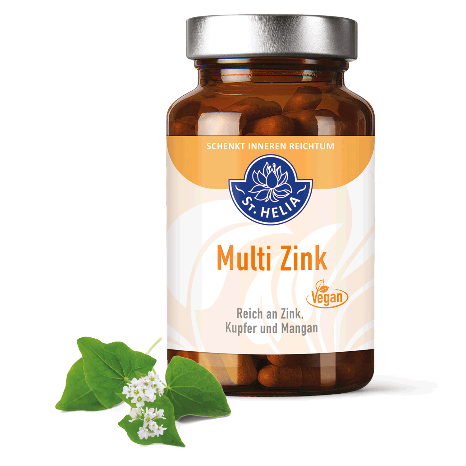 St. Helia Multi Zink mit Kupfer und Mangan, 60 Kapseln Zink EAN: 4260296431018