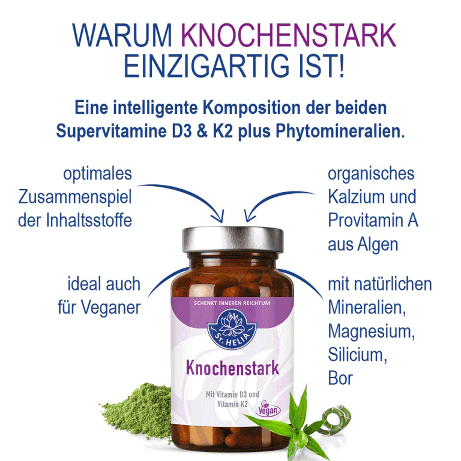 St. Helia Knochenstark, 90 Tabletten Menopause EAN: 4260296430363
