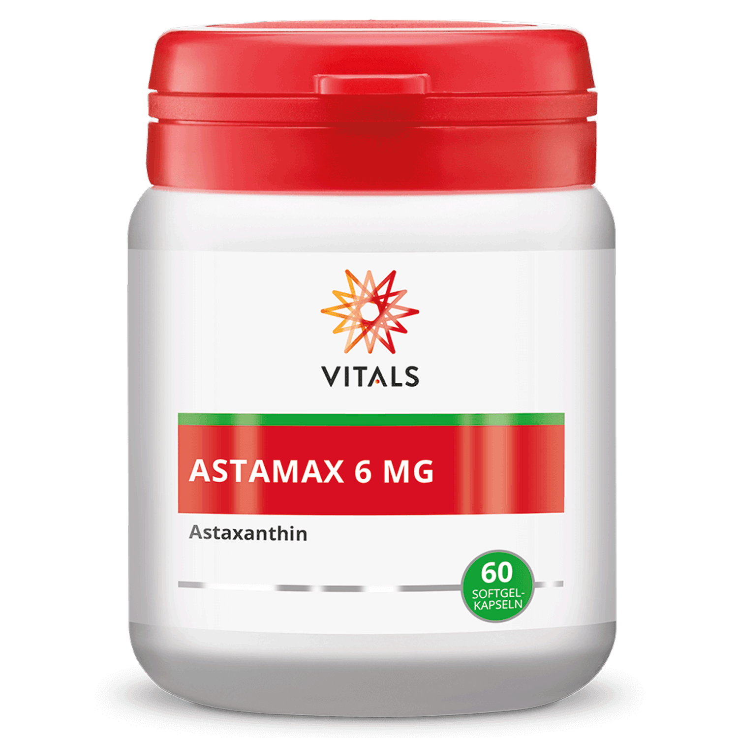 Vitals Astamax 6 mg, 60 Softgel-Kapseln Zellschutz EAN: 8716717002726