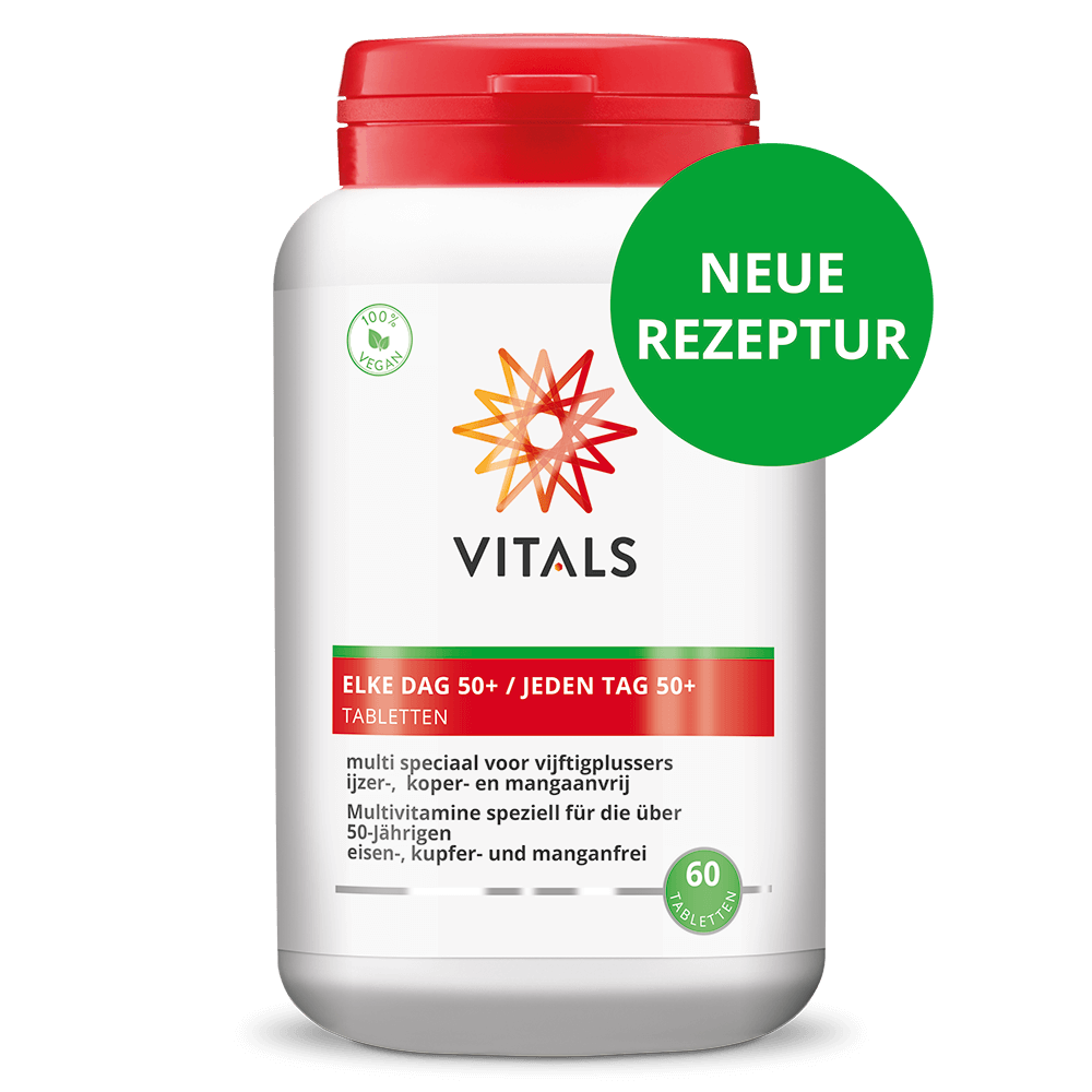 Vitals Jeden Tag 50+ Multivitamine, 60 Tabletten  EAN: 8716717004751