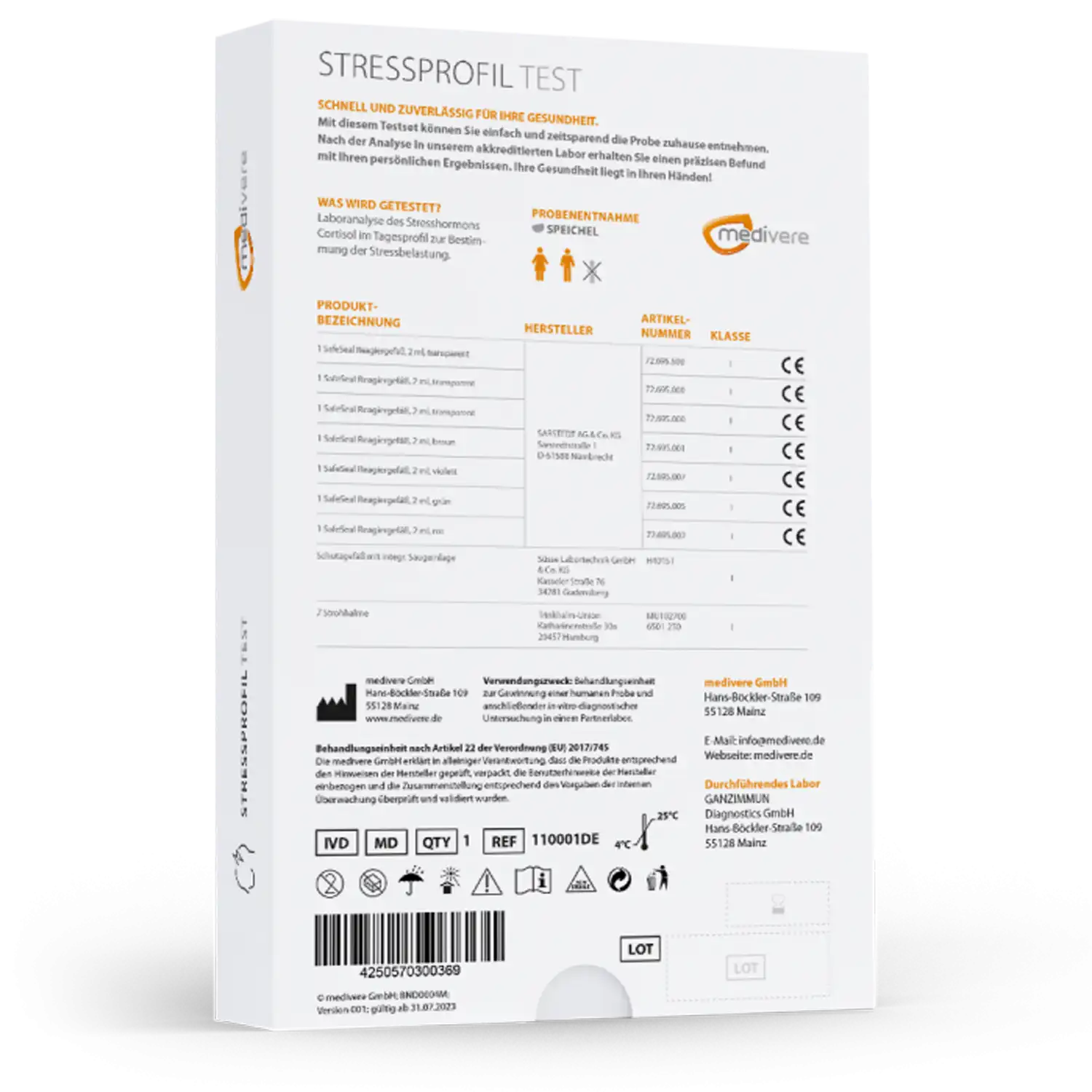 Stressprofil Test