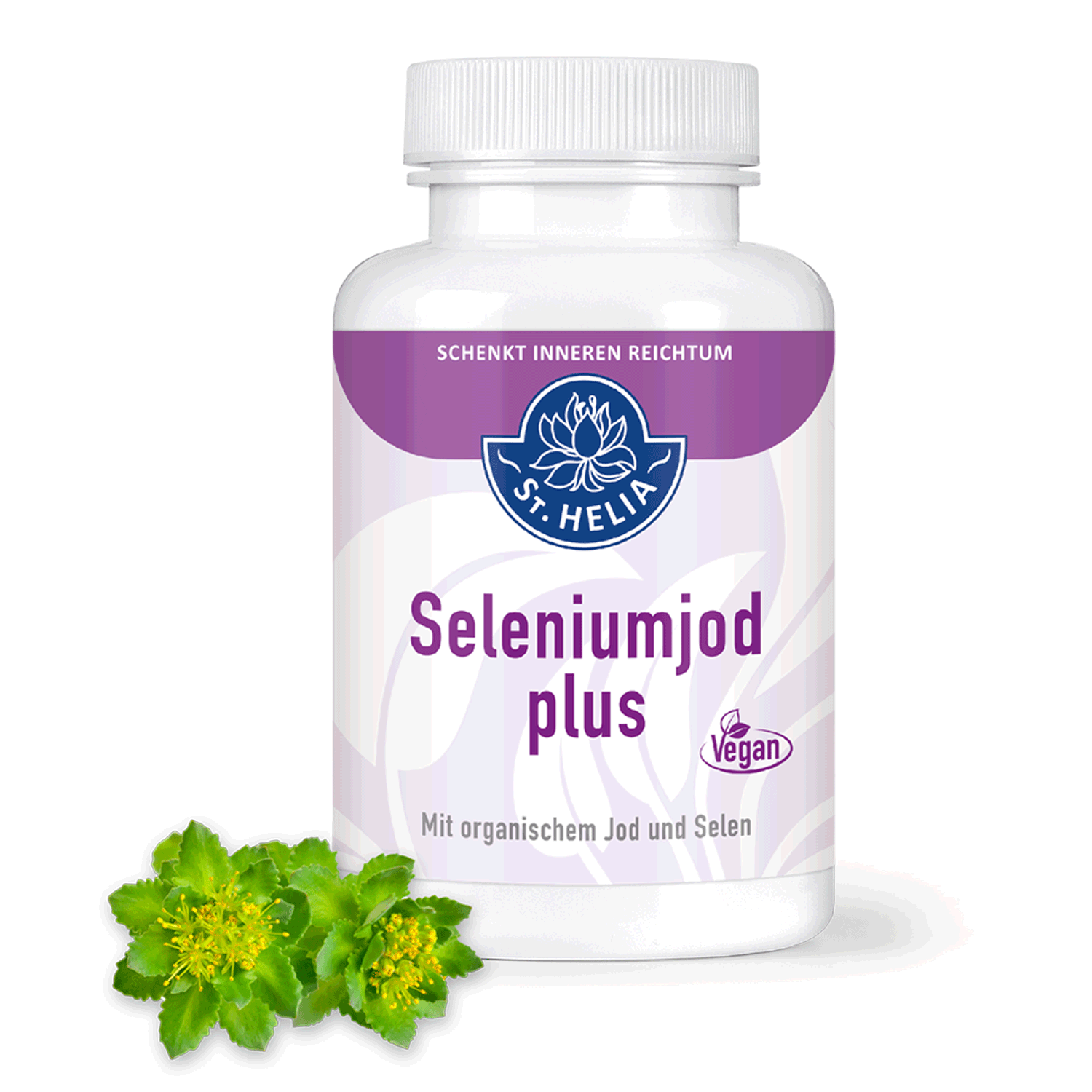 Seleniumjod St. Helia 90 Kapseln Seleniumjod plus von St. Helia beinhaltet 90 Kapseln