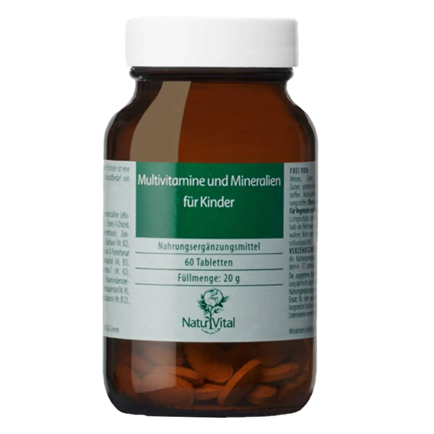 Natur Vital Multivitamine und Mineralien für Kinder, 60 Tabletten  EAN: 4262512990491