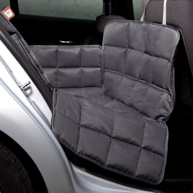  Autoschondecke für die Rückbank ( Farbe: grau | Größe: S | Variante: 1-Sitz )