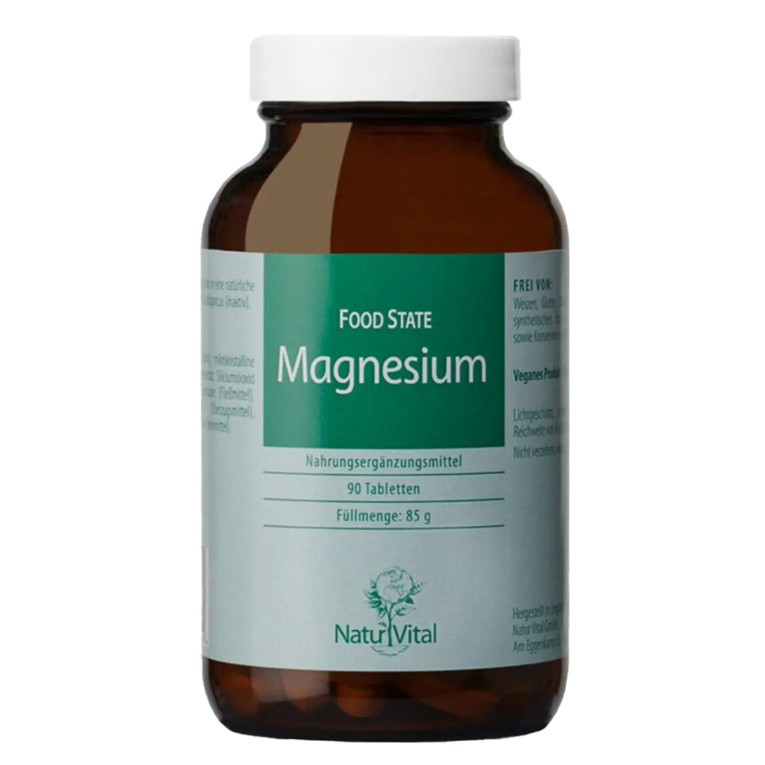 Natur Vital Magnesium FOOD STATE, 90 Tabletten  EAN: 4262512990385
