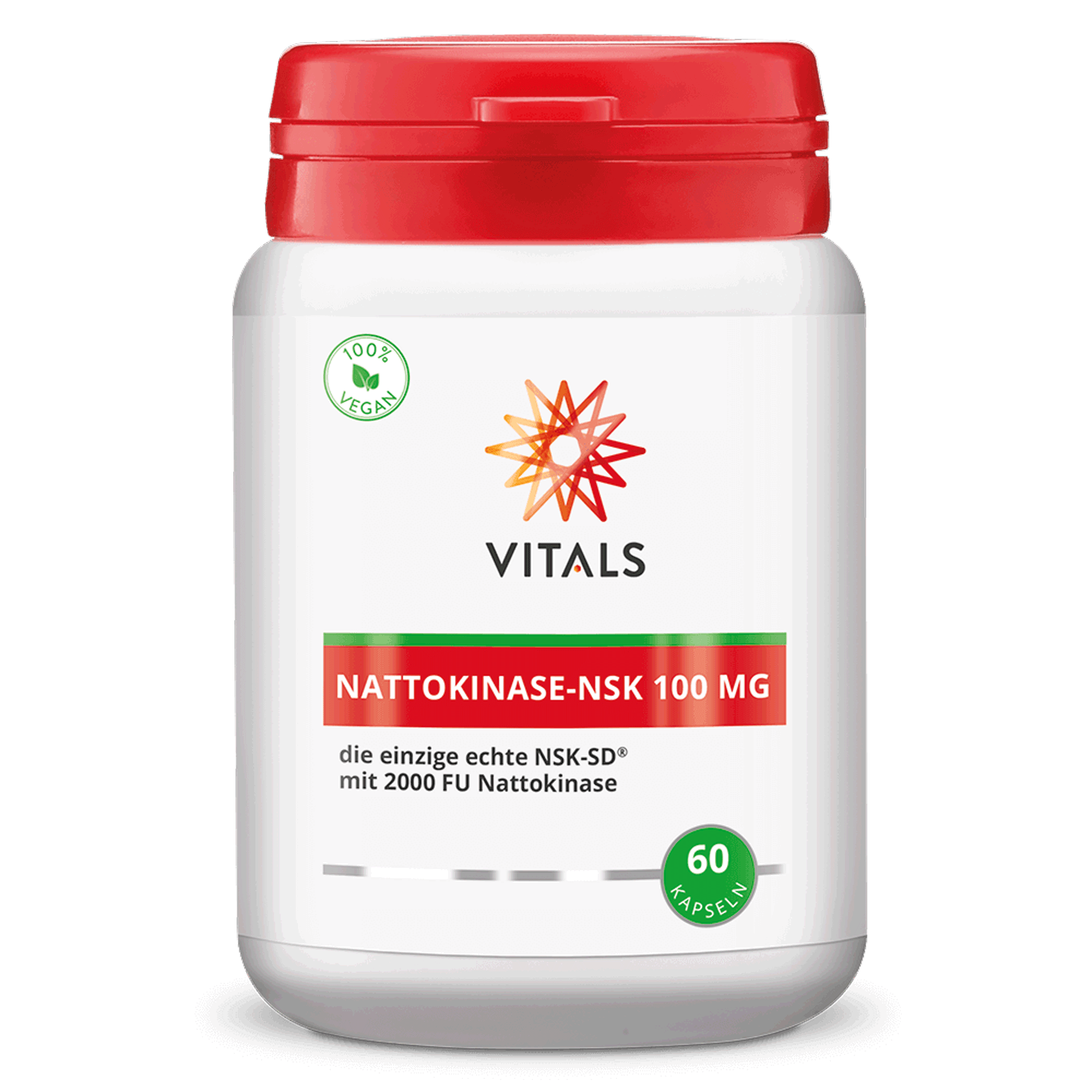 Vitals Nattokinase-NSK, 60 Kapseln  EAN: 8716717004683