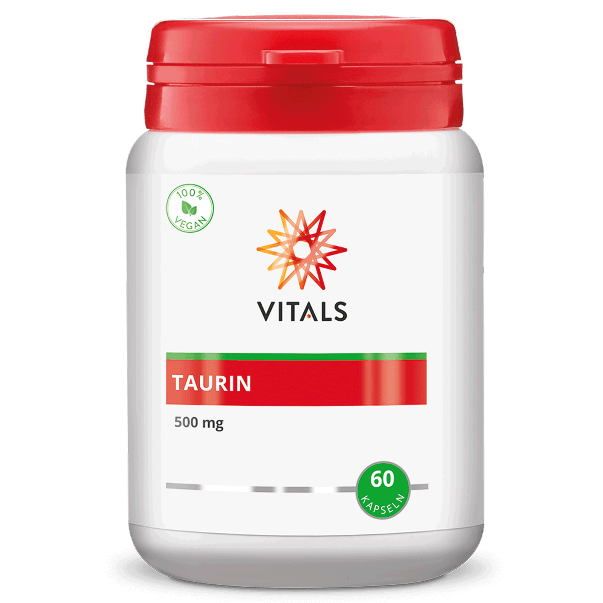 Vitals Taurin 500 mg, 60 Kapseln  EAN: 8716717002832