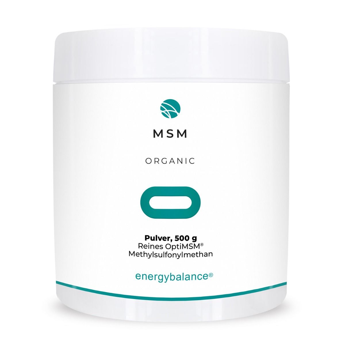 EnergyBalance MSM, reines organisches Methylsulphonylmethan OptiMSM®, 500 g Pulver  Gelenke EAN: 7640108201669