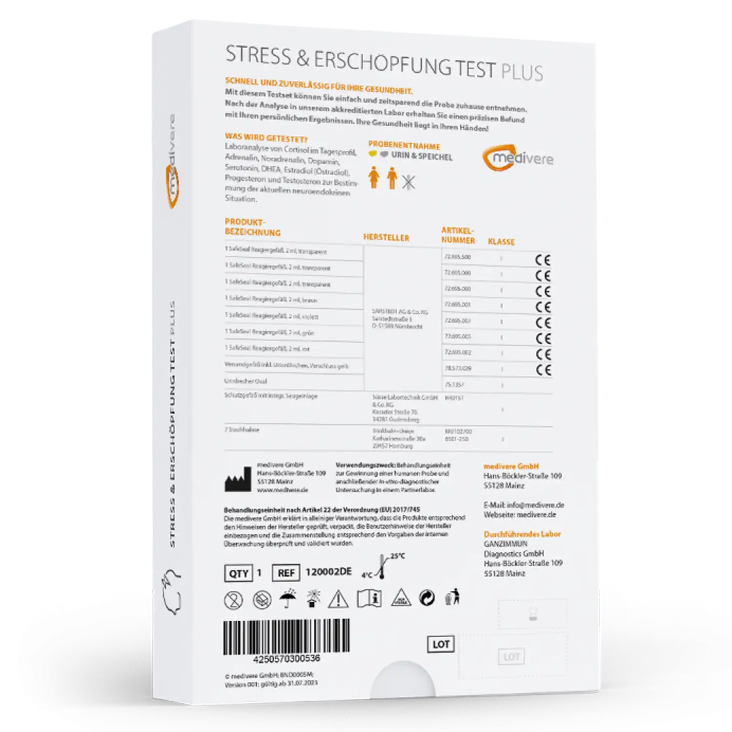 Stress & Erschöpfung Test Plus