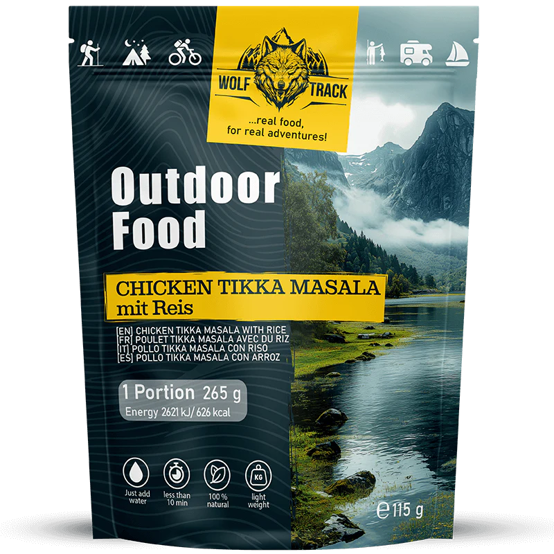 Wolftrack Chicken Tikka Masala mit Reis  EAN: 9120082323567