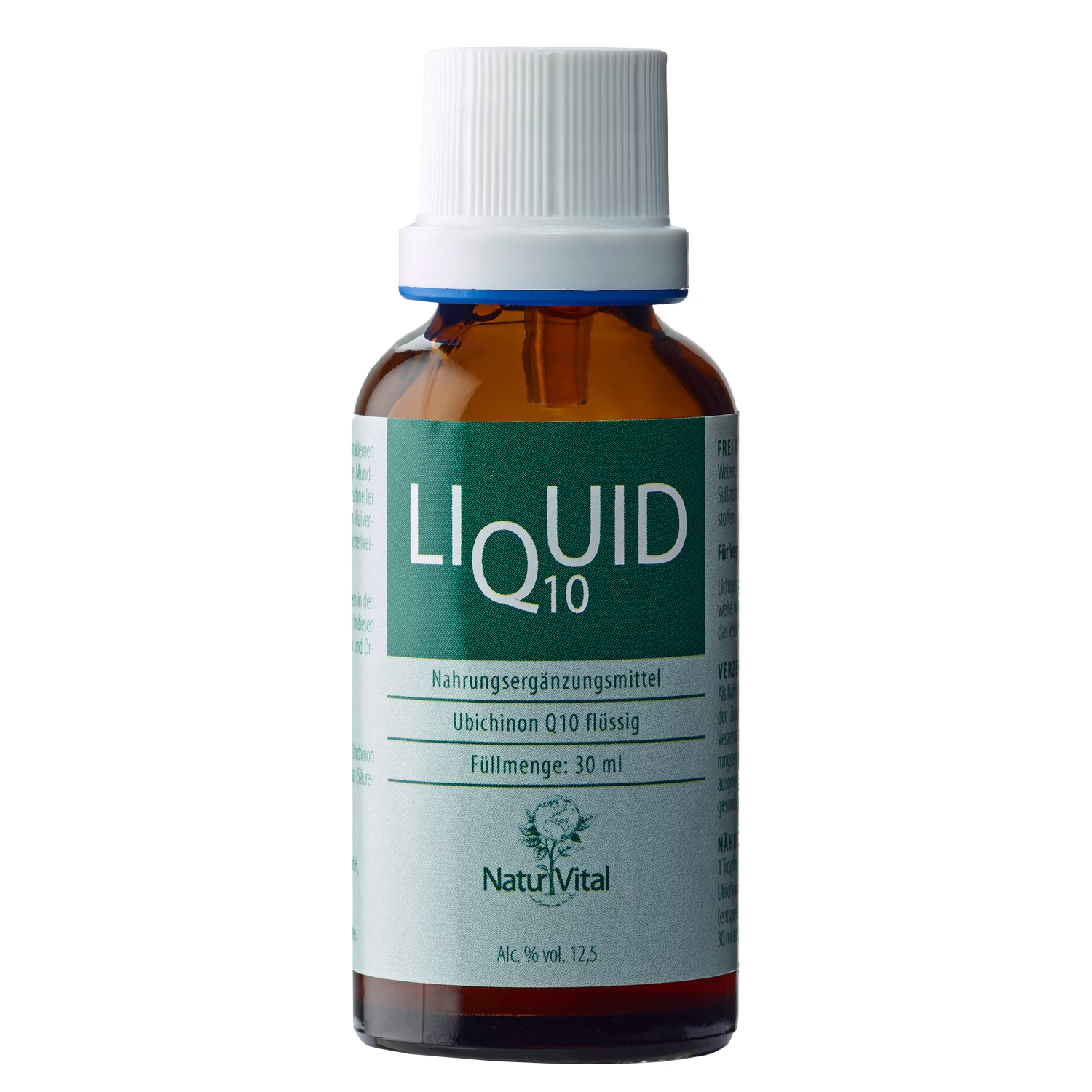 Q10 Liquid Ubichinon Naturvital 30 ml Q10 Liquid Ubichinon von Naturvital beinhaltet 30 Milliliter