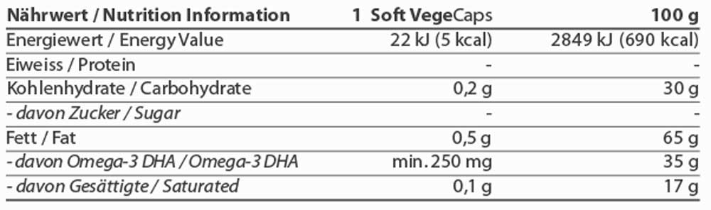 Ovega3 life Olio di alghe DHA, 60 capsule