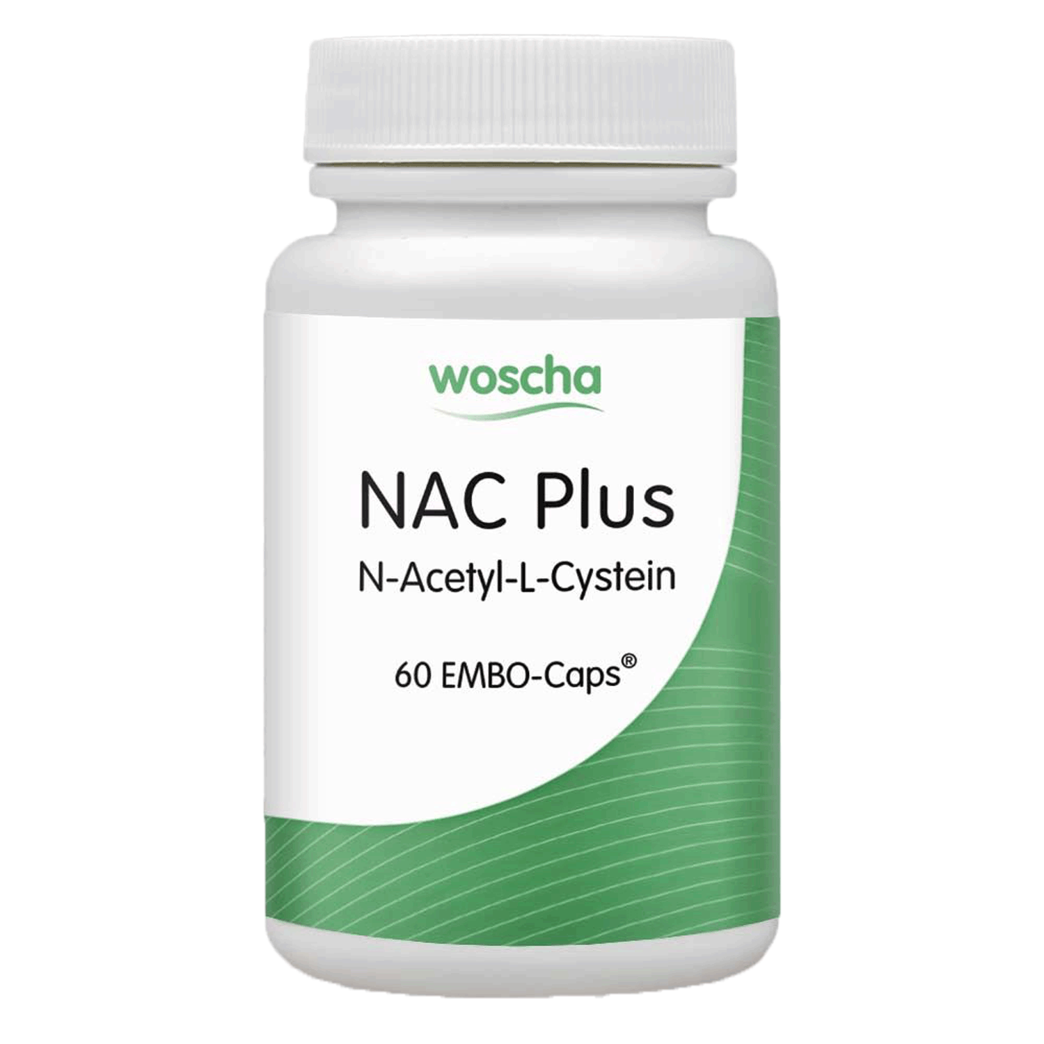 Woscha NAC Plus N-Acetyl-L-Cystein podo medi 60 Kapseln Woscha NAC Plus N-Acetyl-L-Cystein von podo medi beinhaltet 60 Kapseln