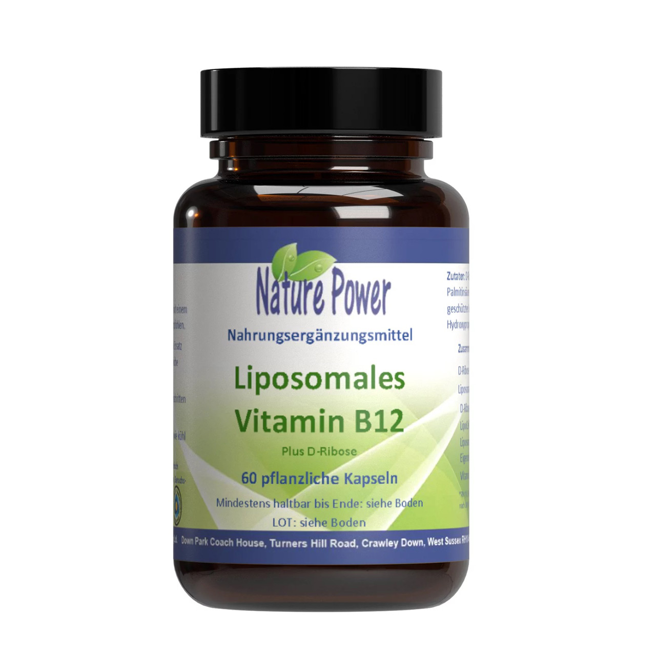 Liposomales Vitamin B12 plus Ribose, 60 Kapseln